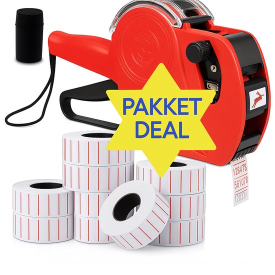 Levay – Prijstang – Starterspakket – Inclusief Etiketten en Inktrol