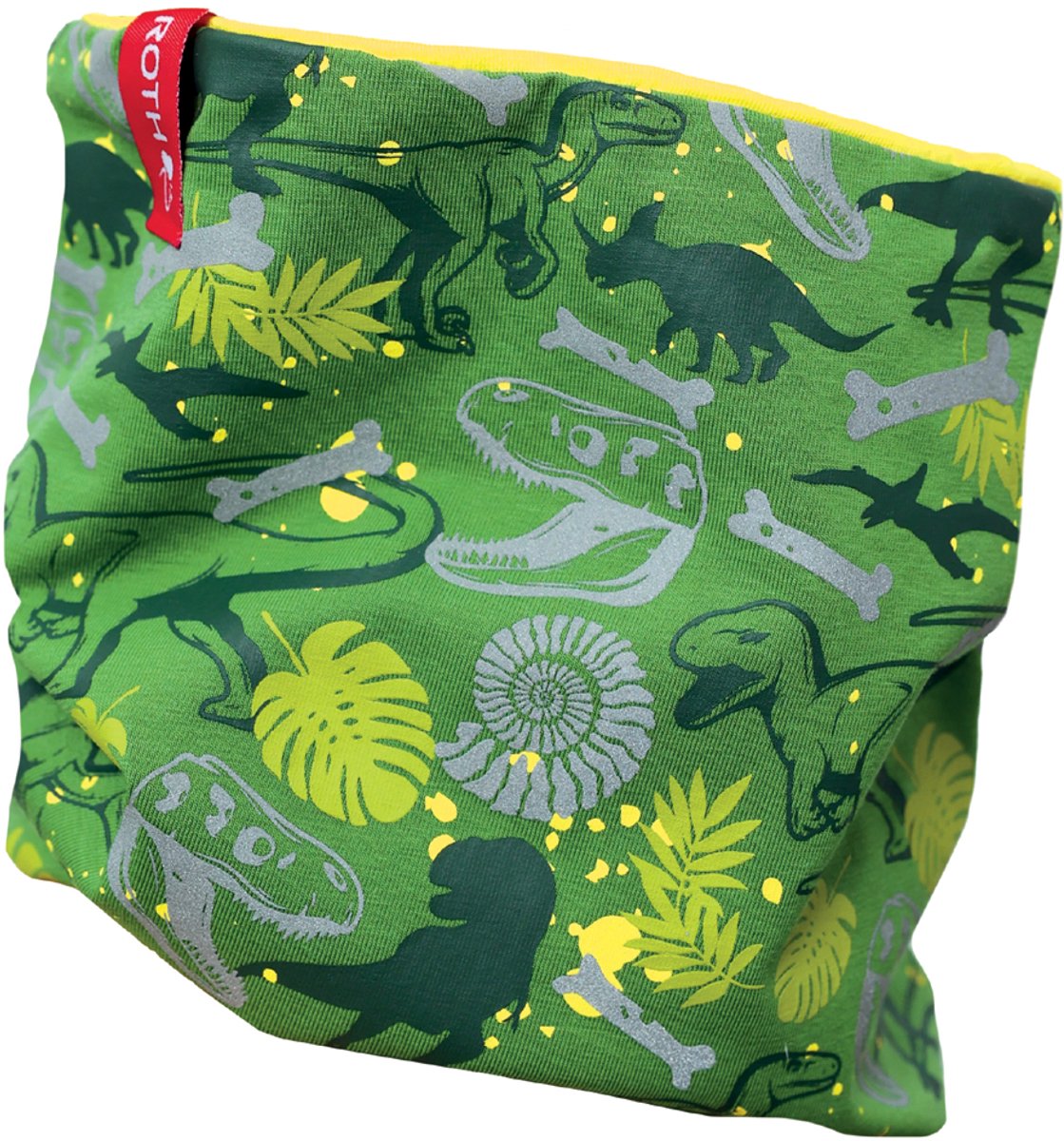 ROTH kinder jersey sjaalloop ReflActions FUN T-Rex, reflecterende vlakken, 50-54 cm