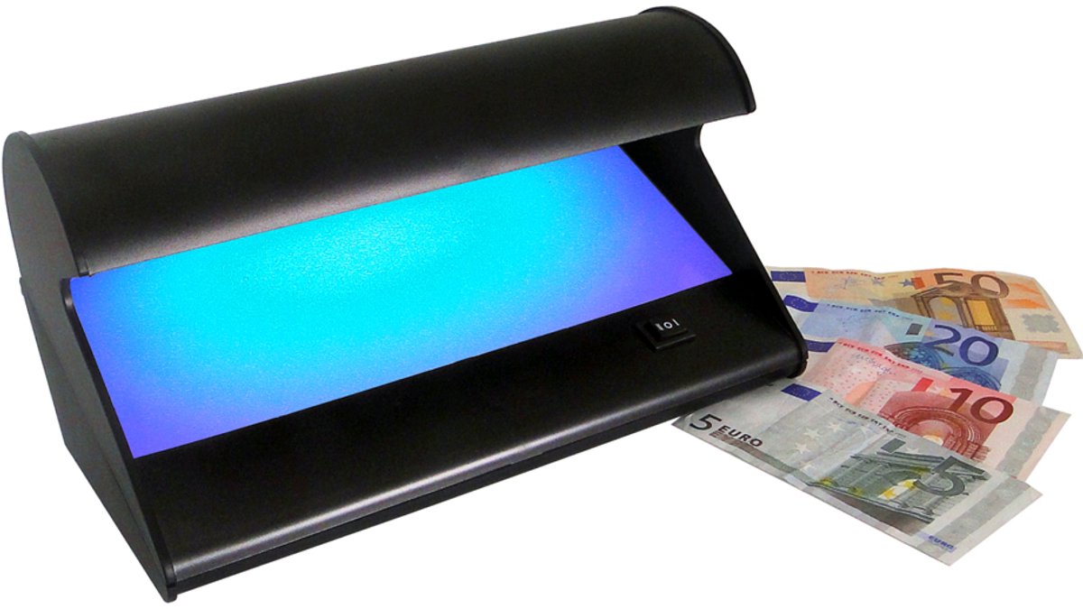 pavo bankbiljet-testapparaat ´Money check UV´, zwart