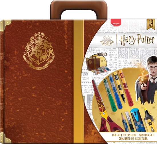 Foto: Tekenset harry potter 13 delig in koffer