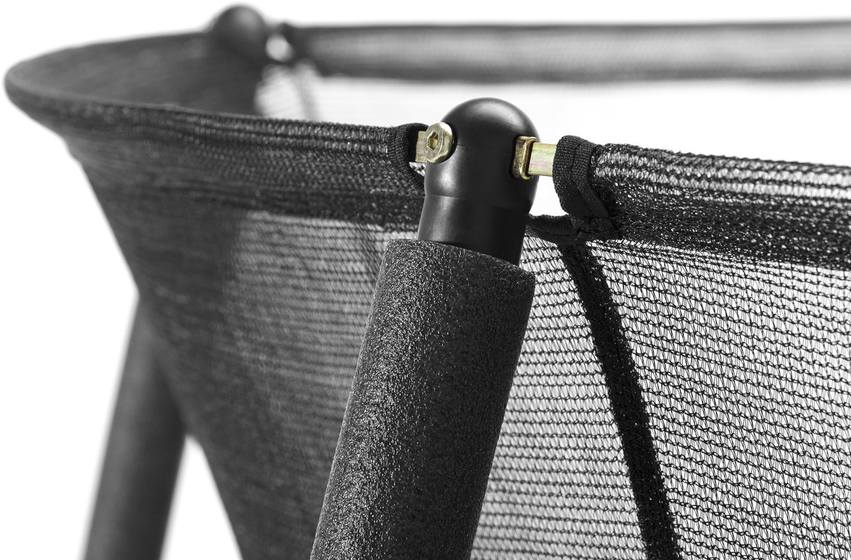 Salta Comfort Edition - ø 153 cm - Ronde trampoline met veiligheidsnet - Zwart - Mini/Kleine trampoline voor kinderen — afbeelding 9