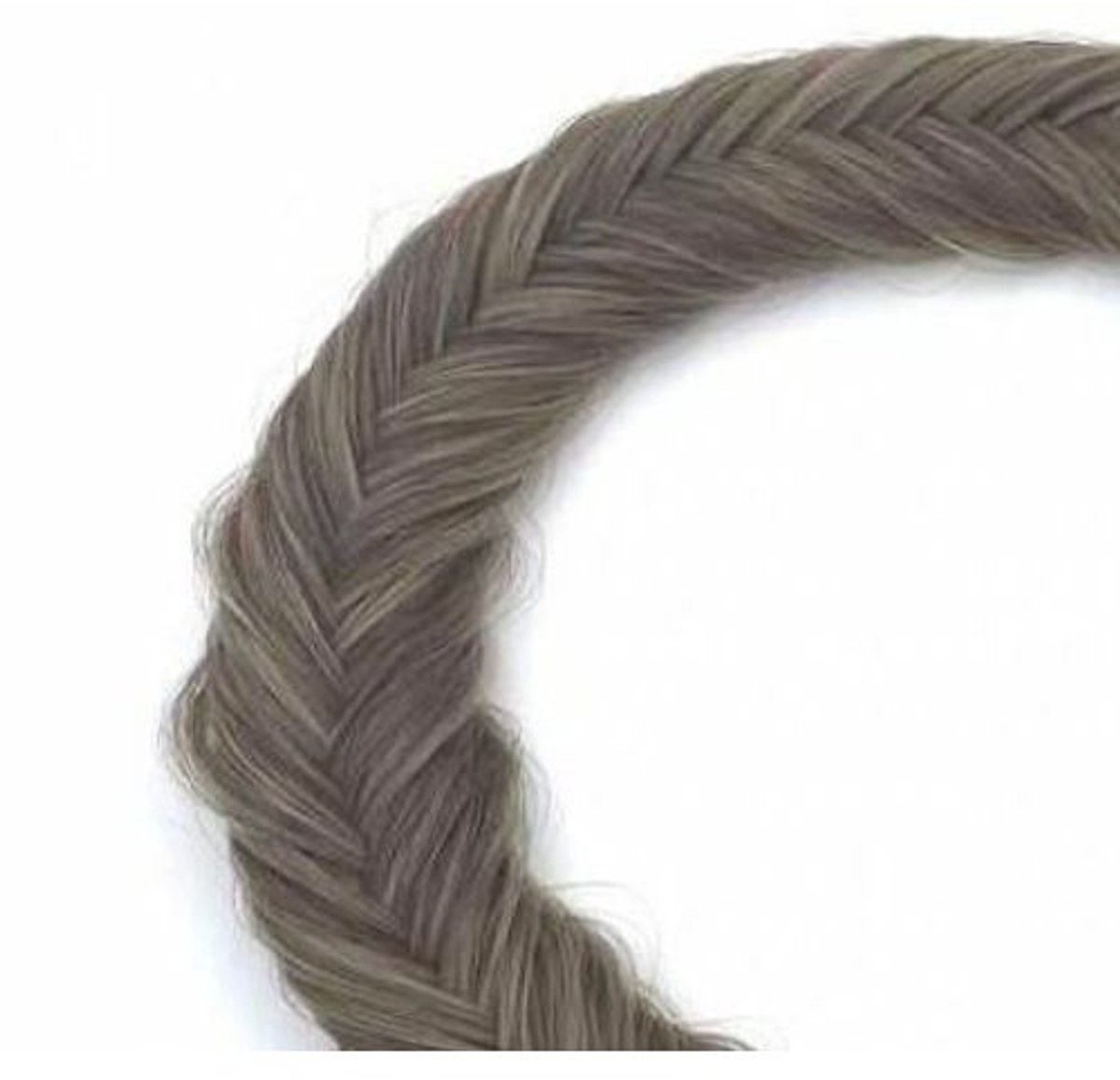 HairOlicious Fishtail Braid Coffee