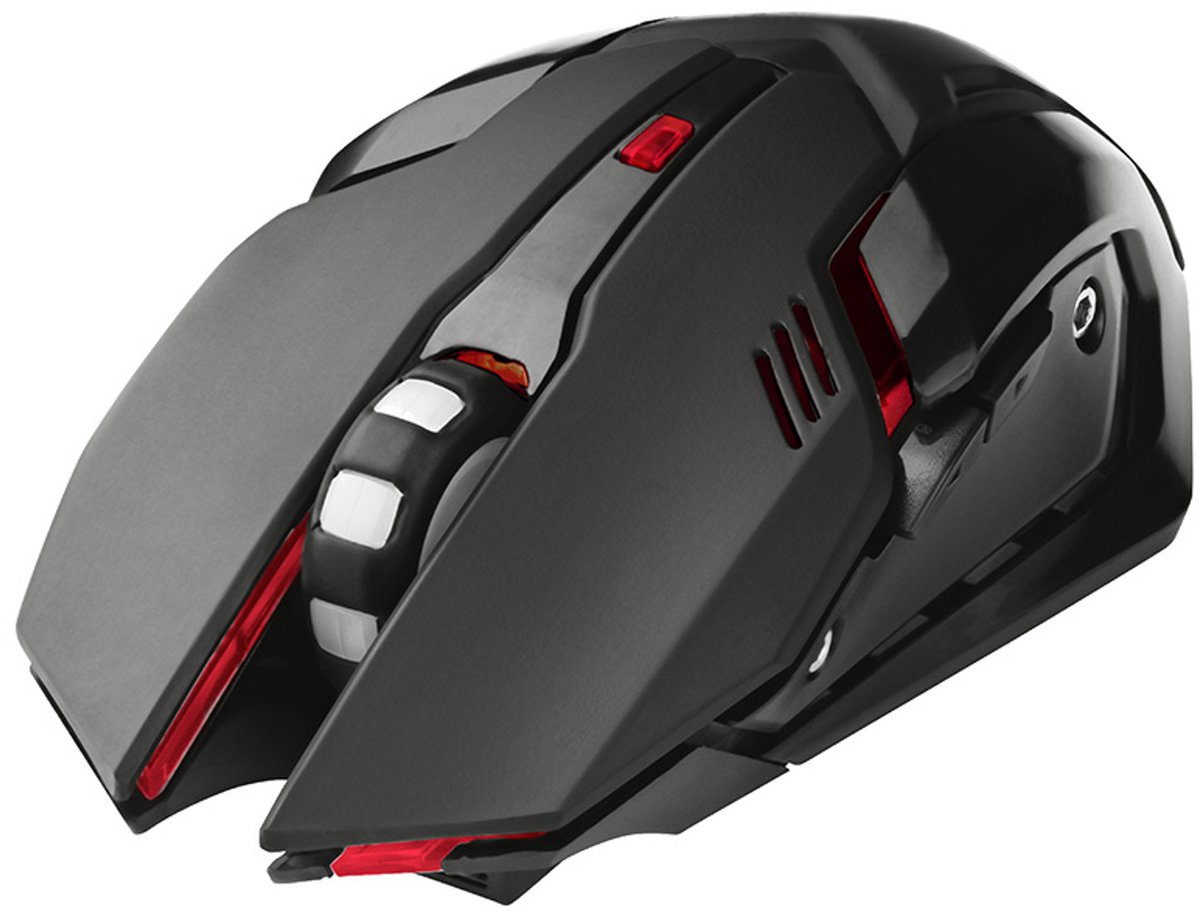 Tracer - Gamingmuis - draadloos, 500mAh batterij, 3200 DPI, Gamezone Rocky RF Nano