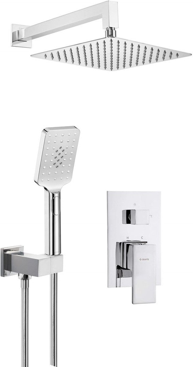 Concealed shower set