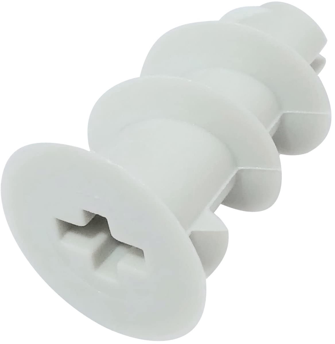 C57870 - Set van 50 nylon pluggen voor gipsplaten - 13 x 22 mm - Geschikt voor schroeven M3.5/3.9 mm