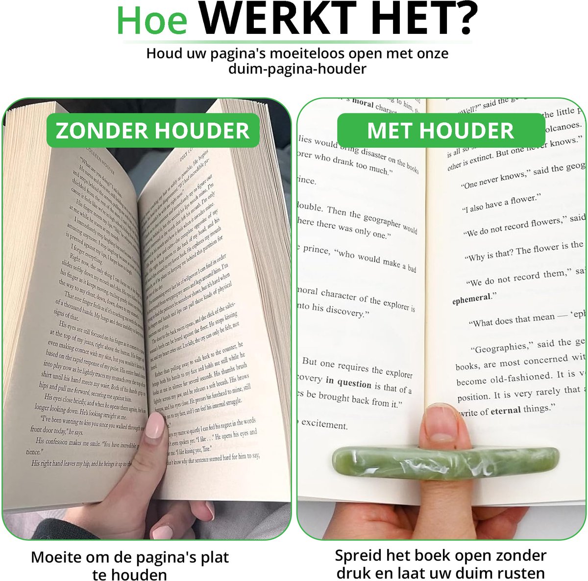 Dieren Boek Pagina Houder,Bladwijzer Accessoires Voor Lezen - Houten
