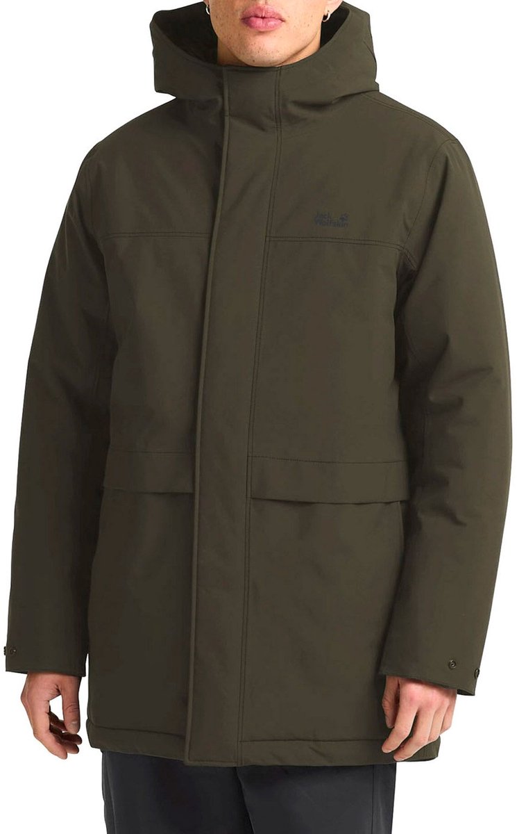 Jack Wolfskin Cold Camp Winterjas Heren Donkergroen