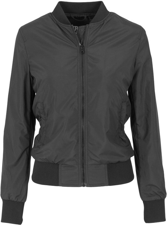 Urban Classics Light Bomber Dames Tussenseizoensjas - zwart - L