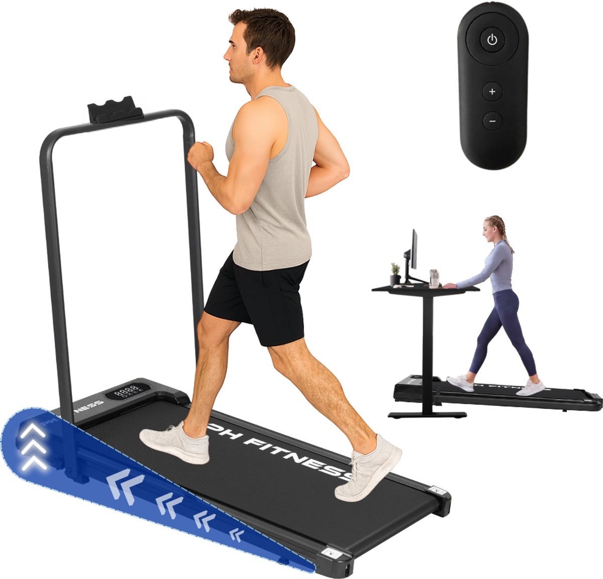 PH Fitness Loopband - 8 km/u - Incline - PH - €144,99