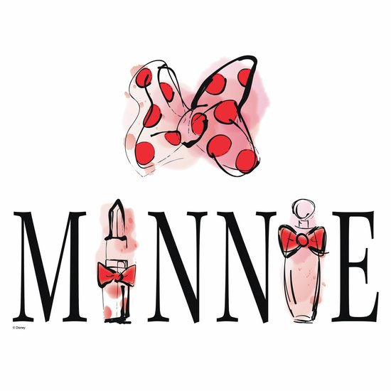 Sticker mural parfum Minnie Mouse