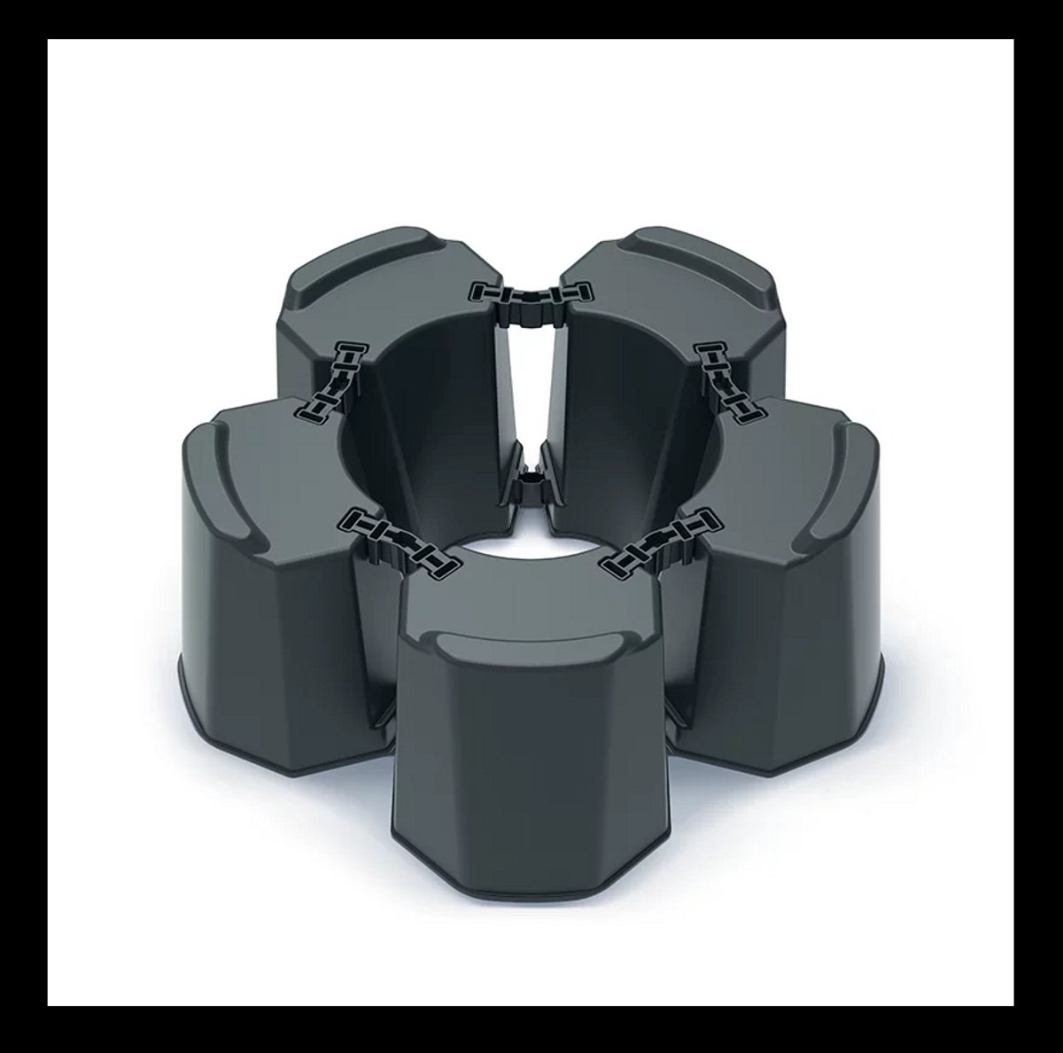 Modulaire Set - Regenton Verhoger - Basecan - Diameter 35,7 tot 51,4cm