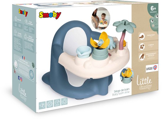 Smoby - jouets de bain - siège de bain pour bébé avec accessoires amusants