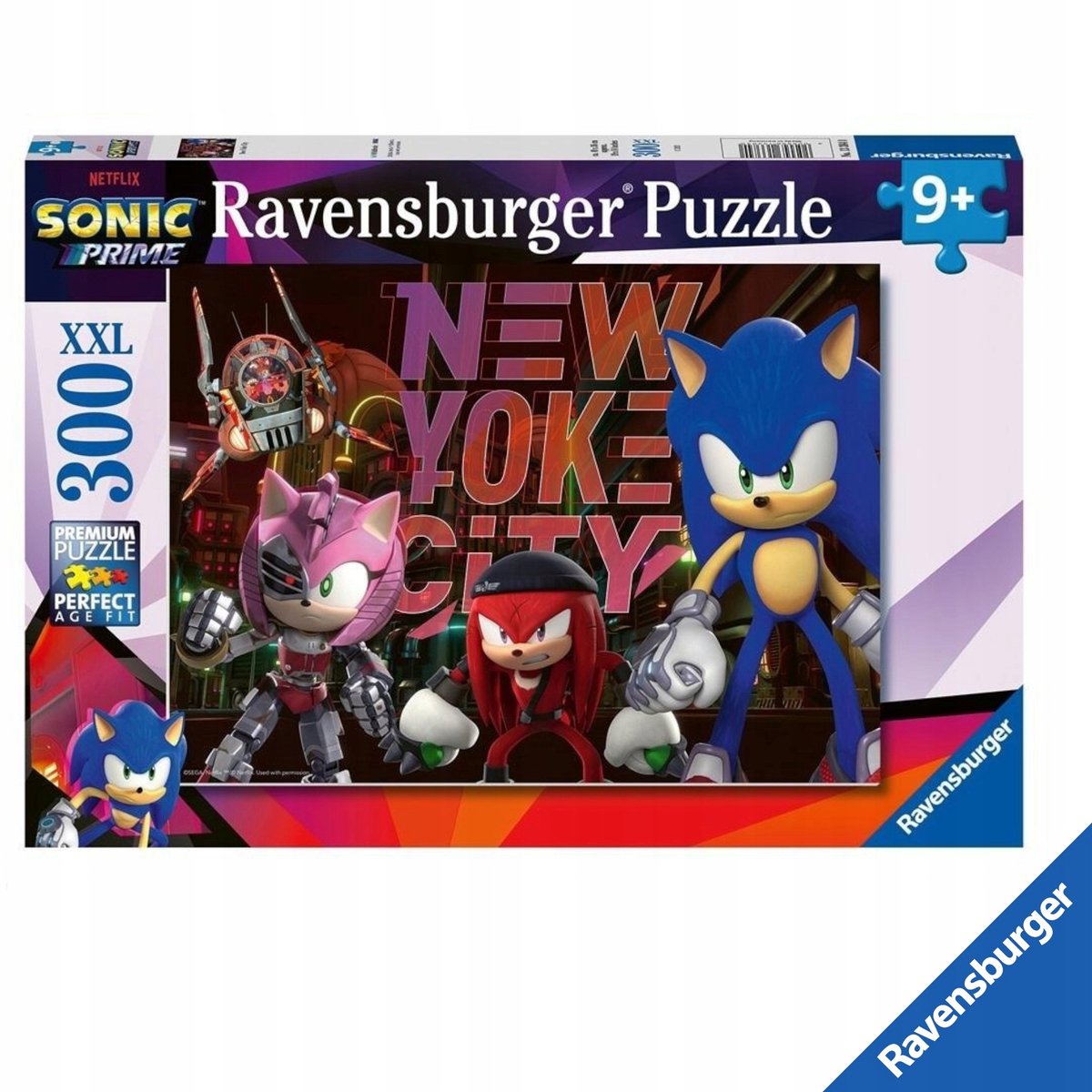 Ravensburger XXL 300 Sonic Prime Puzzel voor Kinderen