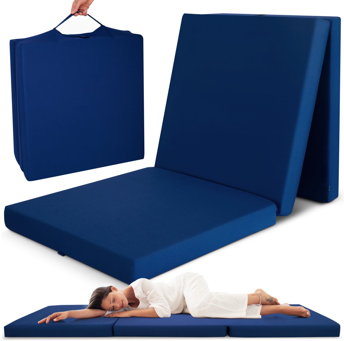 Beautissu Campix Opvouwbare Matras 60x190 cm