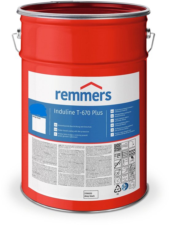 Remmers Induline GW-310 Diepzwart 2,5 liter (wordt onder nieuwe Remmersnaam T670 geleverd)