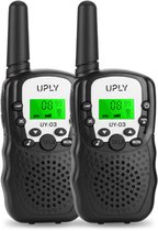 UPLY Walkie Talkie voor Kinderen en Volwassenen - Portofoon - 5KM Bereik - Set van 2