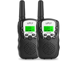 UPLY Walkie Talkie voor Kinderen en Volwassenen - Portofoon - 5KM Bereik - Set van 2