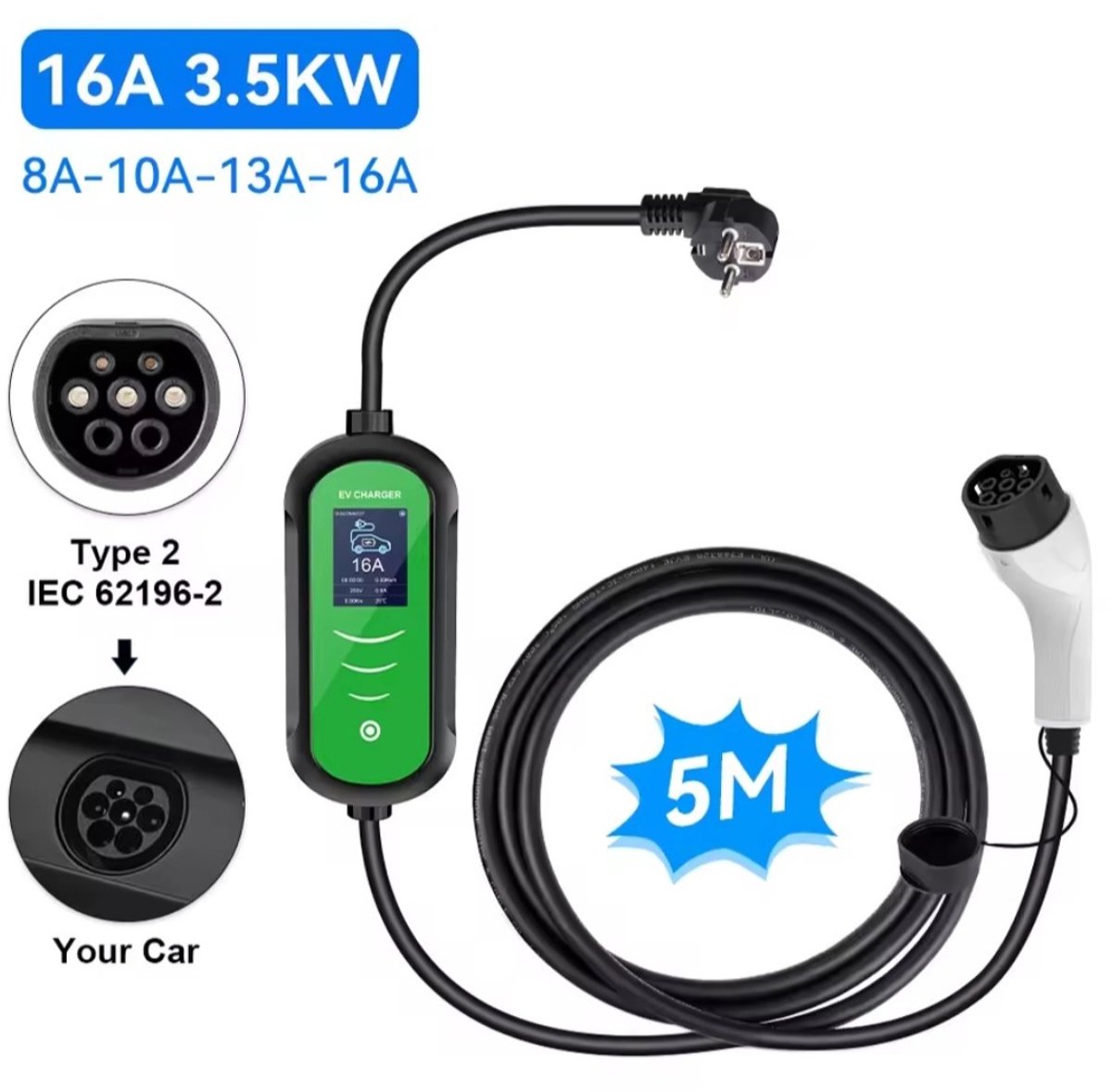 Snel en efficiënt laden met SonicDrive Laadpaal Type 2