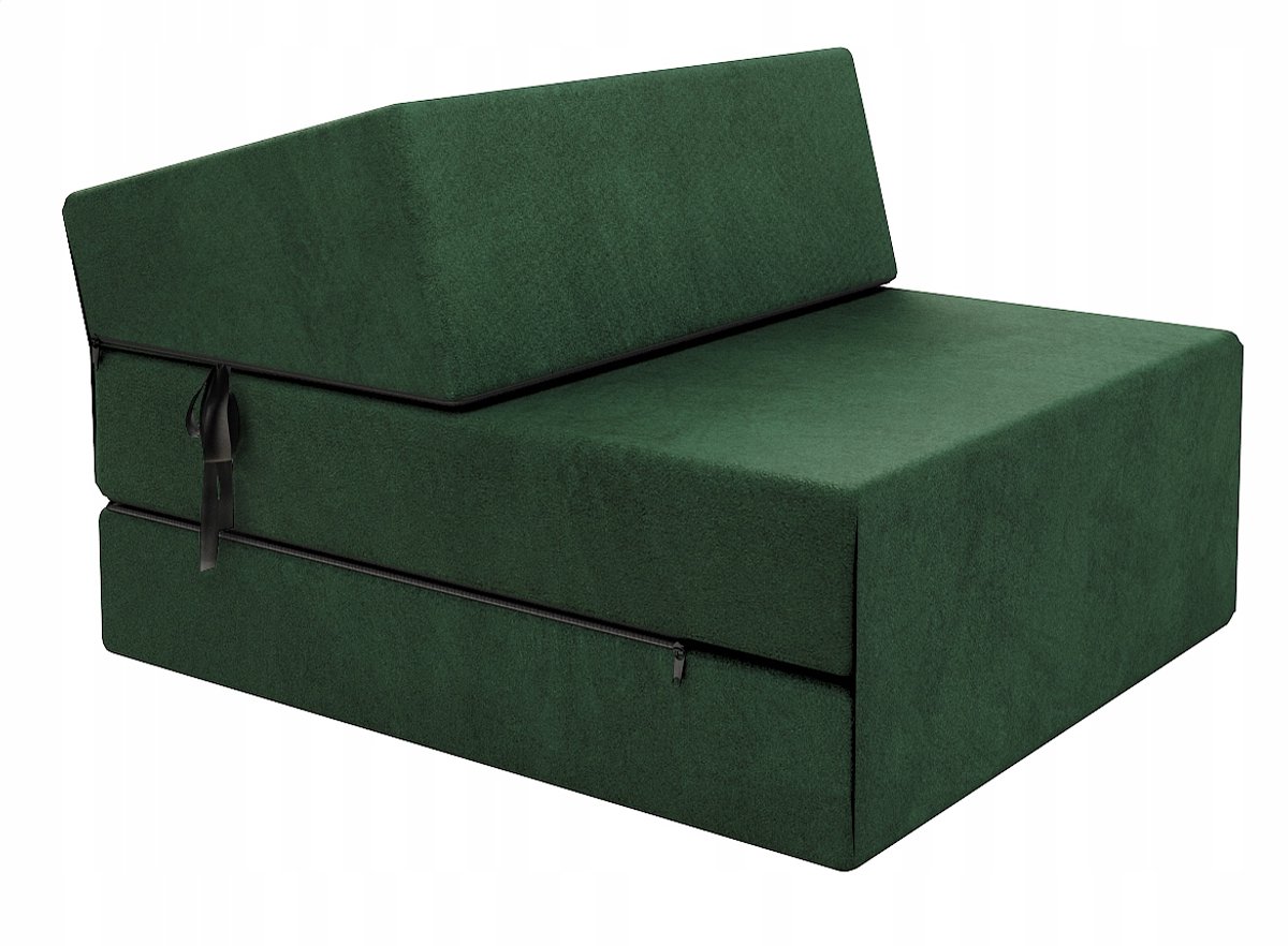 FDM Sofa-bed SARA 70x200 cm, 14 cm dik, comfortabel matras Groen