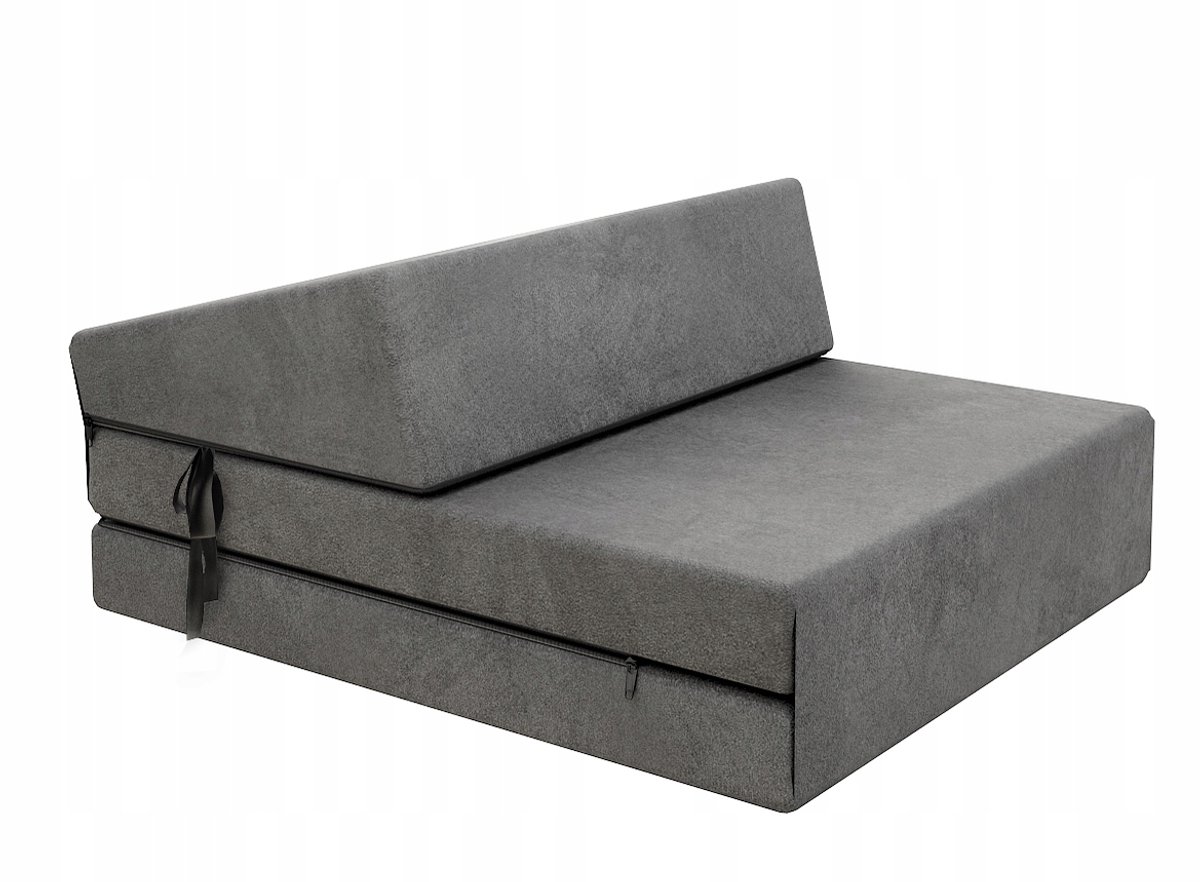 FDM SARA MINI Klapbare matras 70x200 cm, 9 cm dik Grijs
