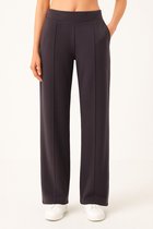 Smith & Solo Joggingbroek Dames - Broek Viscose Volwassenen Rechte Pijp - Antraciet XXL