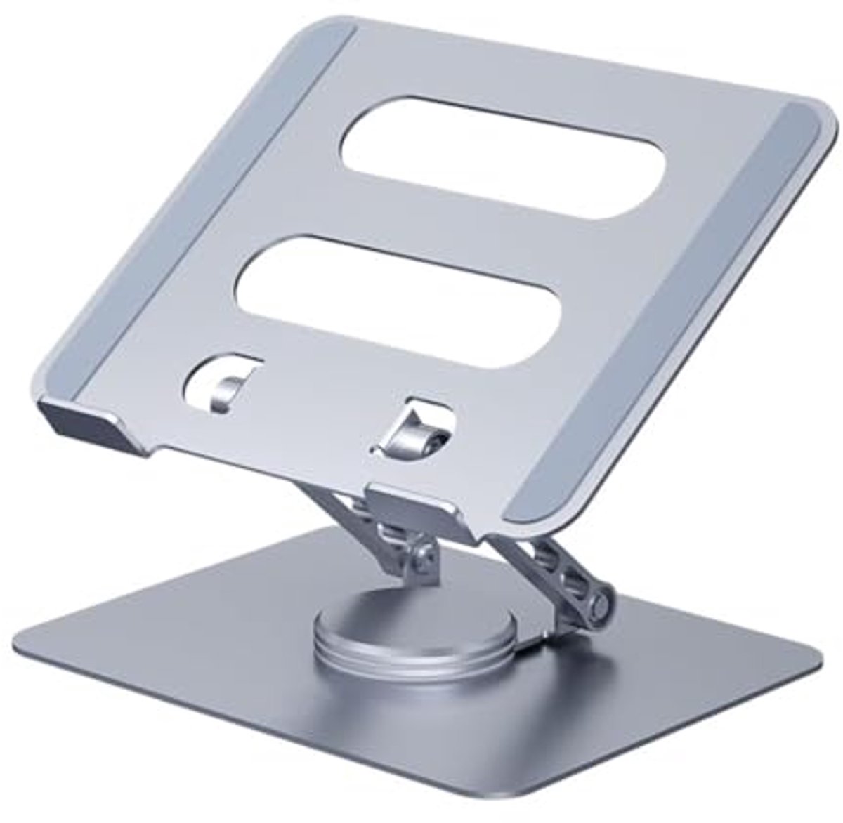 Aluminium 360 Graden Laptop/Tablethouder - Duurzaam en Flexibel