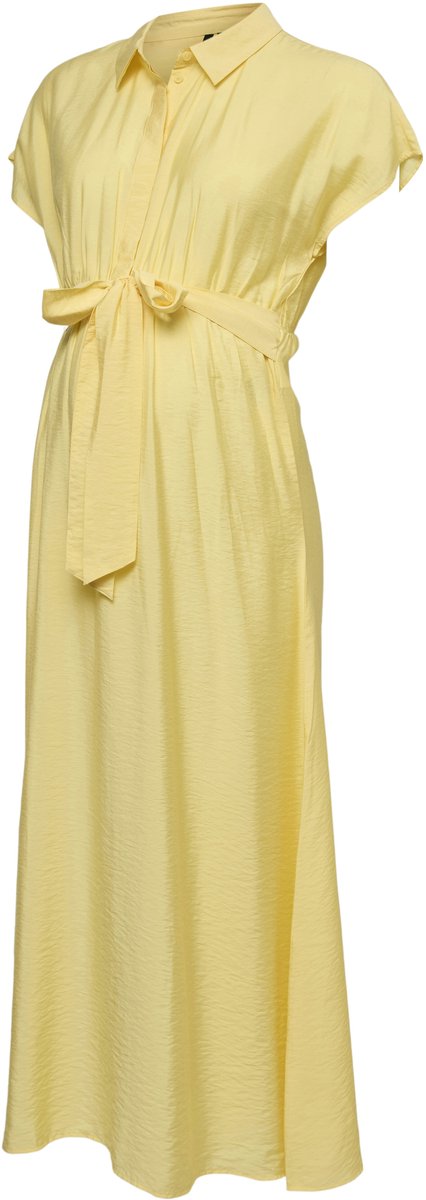 VERO MODA MATERNITY - VMMJOSIE SS LONG TIE DRESS WVN - Dames - Maxi jurken