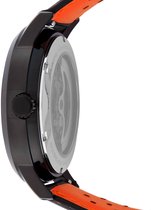 Pierre Lannier 341A455 - Horloge - Leer - Zwart - 43 mm