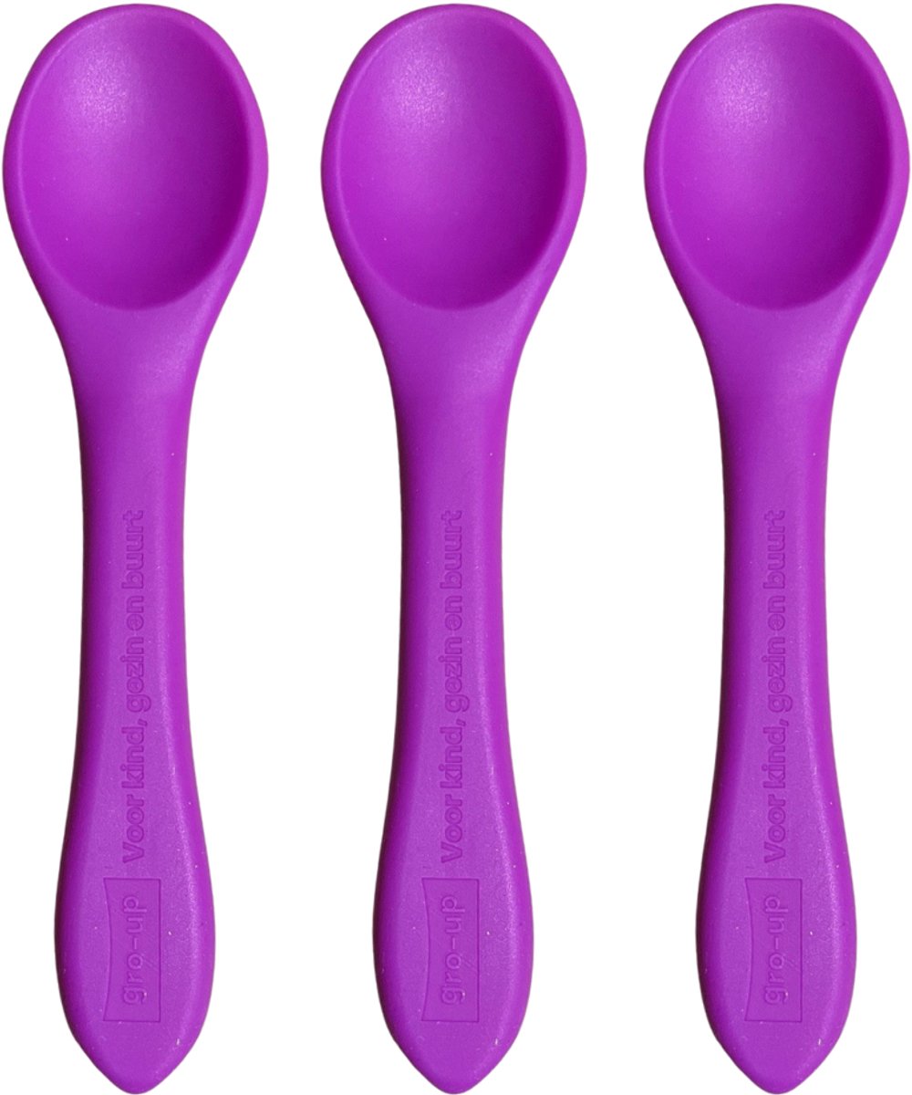Sens Design babylepel babylepeltjes kinderbestek siliconen - 3 stuks