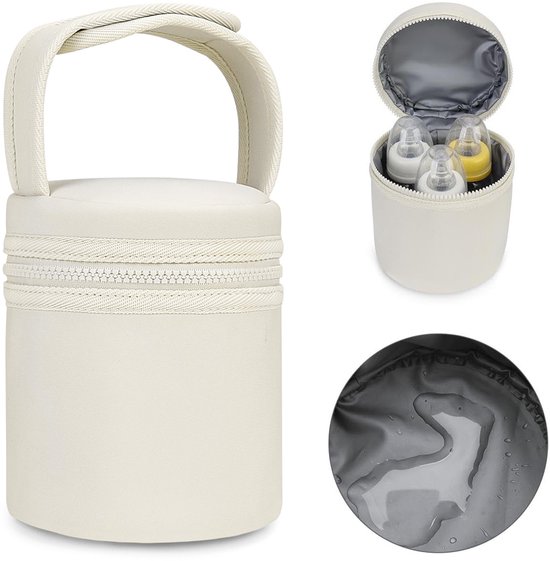 Sac isotherme pour lait maternel - Sac isotherme pour biberon de lait maternel - Sac de rangement pour biberons - En Bébé en route - Allaitement - Étanche - Température constante