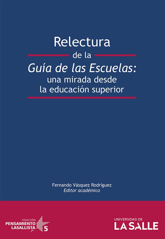 Pensamiento Lasallista - Relectura de la guía de las escuel ... - cover