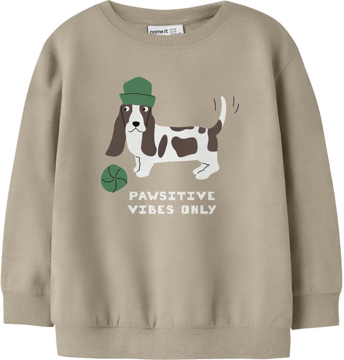 NAME IT - NMMNILIUS LS NREG SWE BRU PB - Jongens - Sweaters