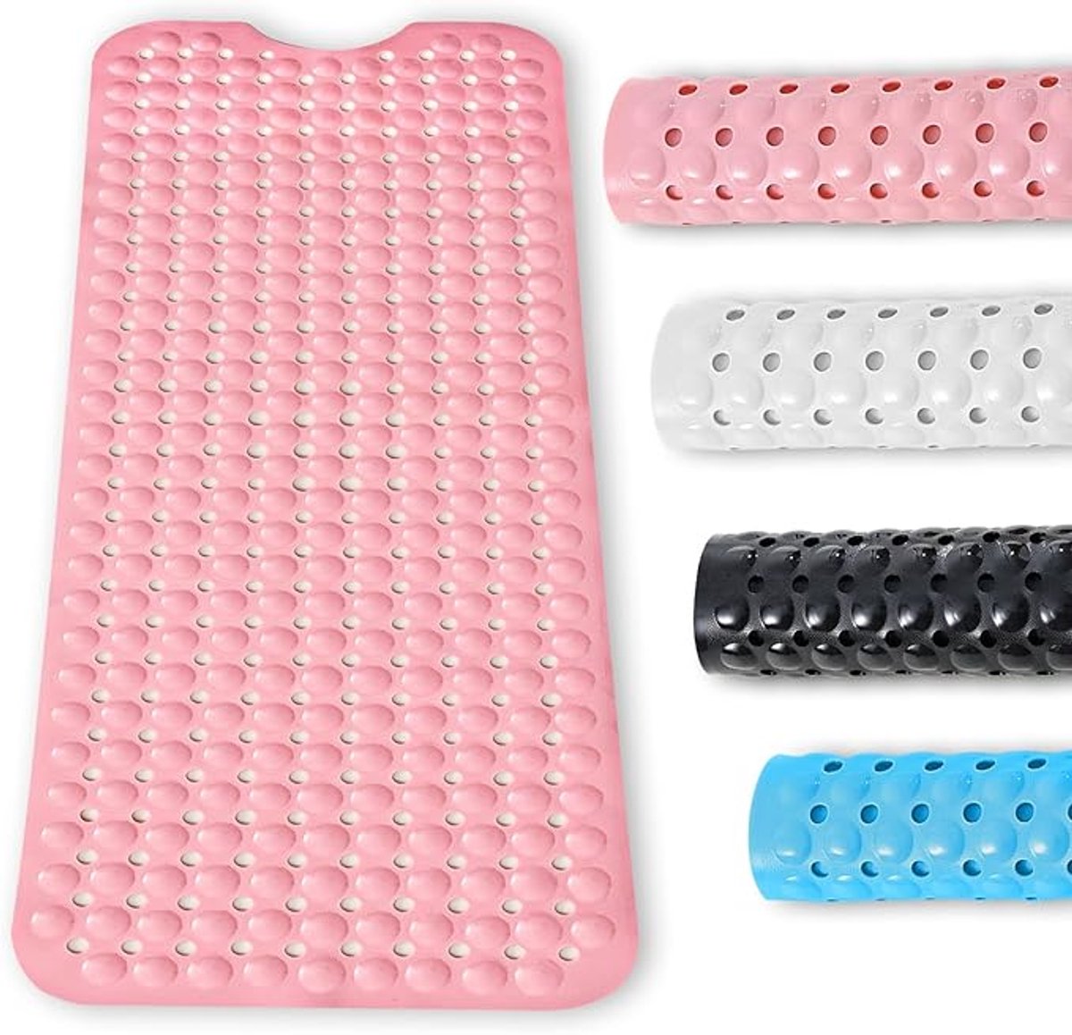 Badmatten - 100 x 40 cm Anti-rutsch Badmat, Anti-rutsch Badmat met 300 Suikertassen in PVC