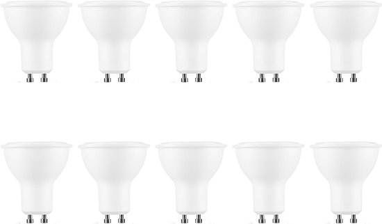 Modee Lampe LED GU10 Dimmable 6W - 550lm - 2700K - Wit Chaud - Spot LED - Remplace l'Ampoule Halogène 45W - 10 pièces
