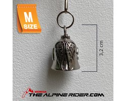Gremlin Bell met engelenvleugels voor motorrijders