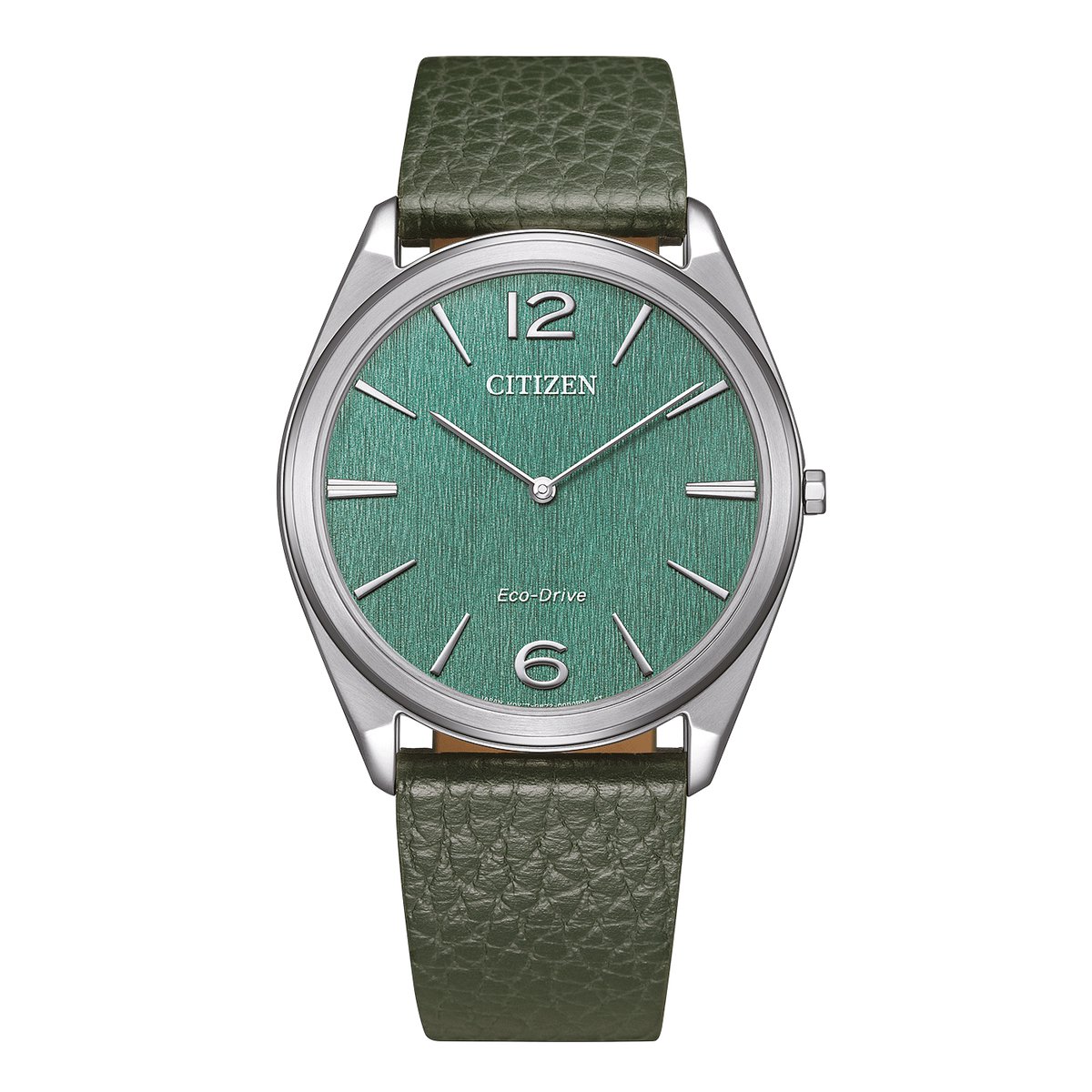 Citizen Suratto AR3120-32X Horloge - Leer - Groen - Ø 38 mm