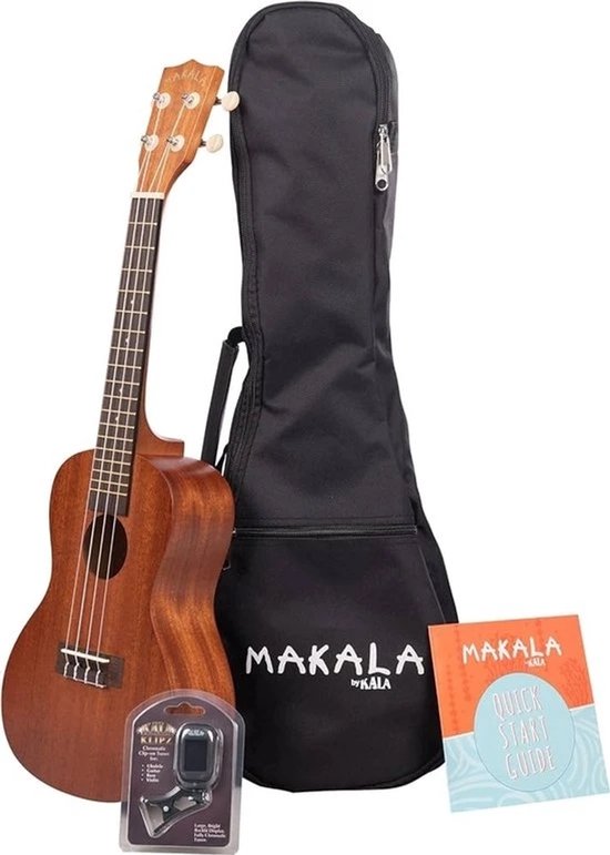 Kala MK-C concert ukelele – naturel – met tas en tuner
