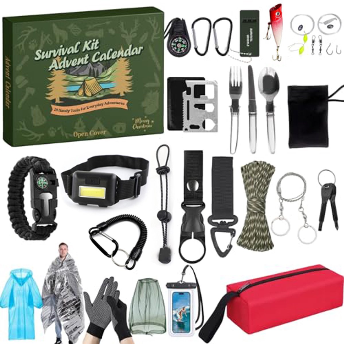 Calendrier De L'Avent 2025 Pour Adultes Avec 24 Outils De