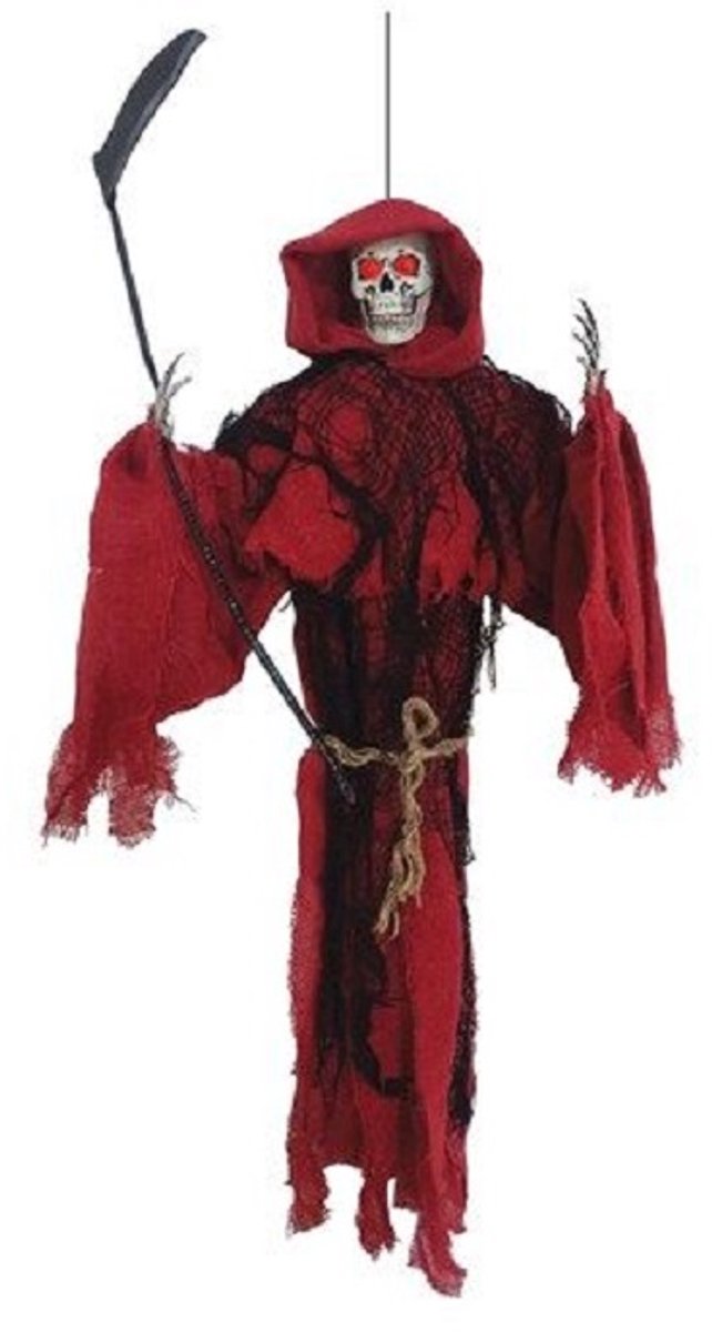 Hangende geanimeerde reaper (66 cm) - Halloween -