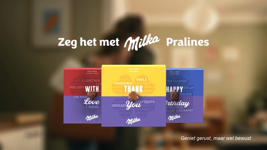 Milka I love Milka Chocolate Heart - Fête des Mères - 30 pralines - 165 grammes