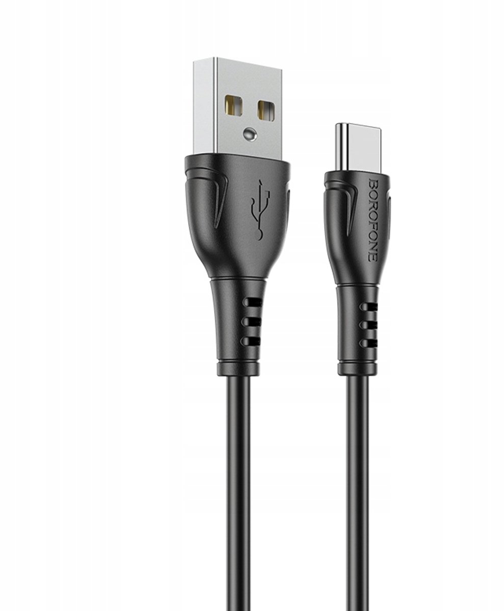 Borofone BX51 Triumph USB-C Kabel 1m Zwart - Snel Laden & Data
