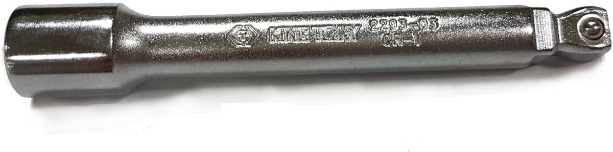 King Tony verlengkabel 1/4" 50 mm flexibel en stijf