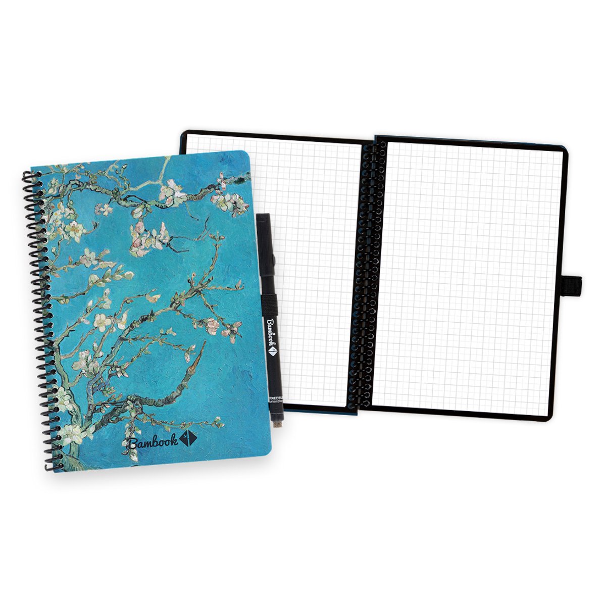 Cahier Numerique Connecté BAMBOOK Colourful - Cahier Effacable - Jaune - Couverture Souple - A5 - Vierge Et Lignu00e9 - Cahier Ru00e9utilisable, Cahier Connectu00e9, Carnet Effacable Bloc Note Connecté
