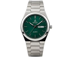 KPSZZ Ardemonte Heren Horloge – 40 mm – Groene Wijzerplaat – Premium Roestvrij Staal – Sapphire Glass – Japans Quartz – Betaalbare Luxe