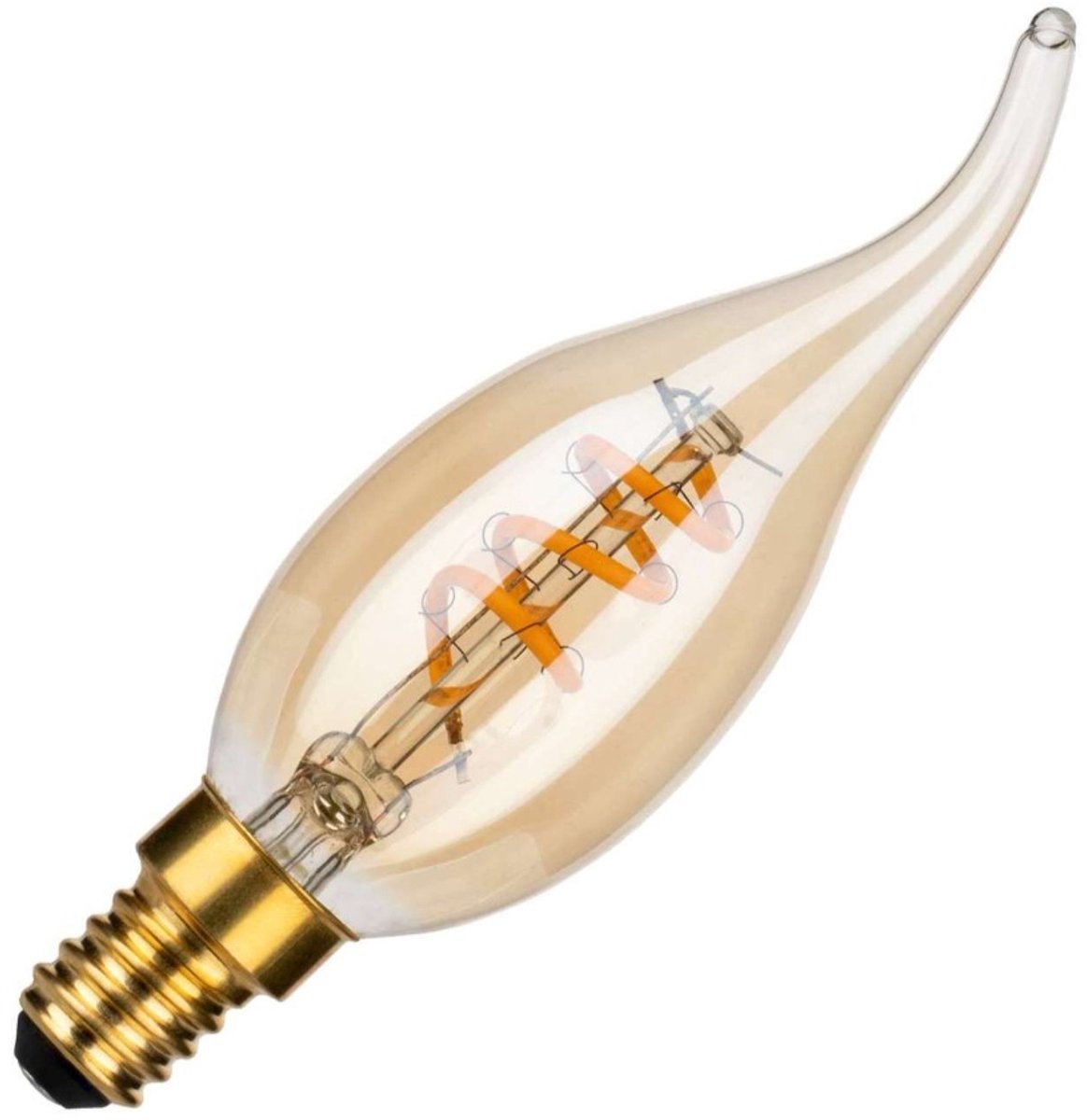 Voordeelpak 5 Stuks Blokker LED Kaars E14 Decorative C35 3W=(21W) 2200K Zeer warm wit - 200lumen