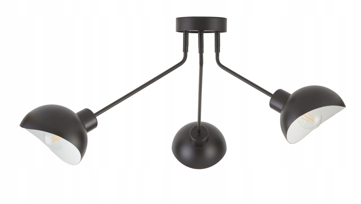 Sigma ROY 3 Plafond Zwart Wit - Stijlvolle Plafondlamp