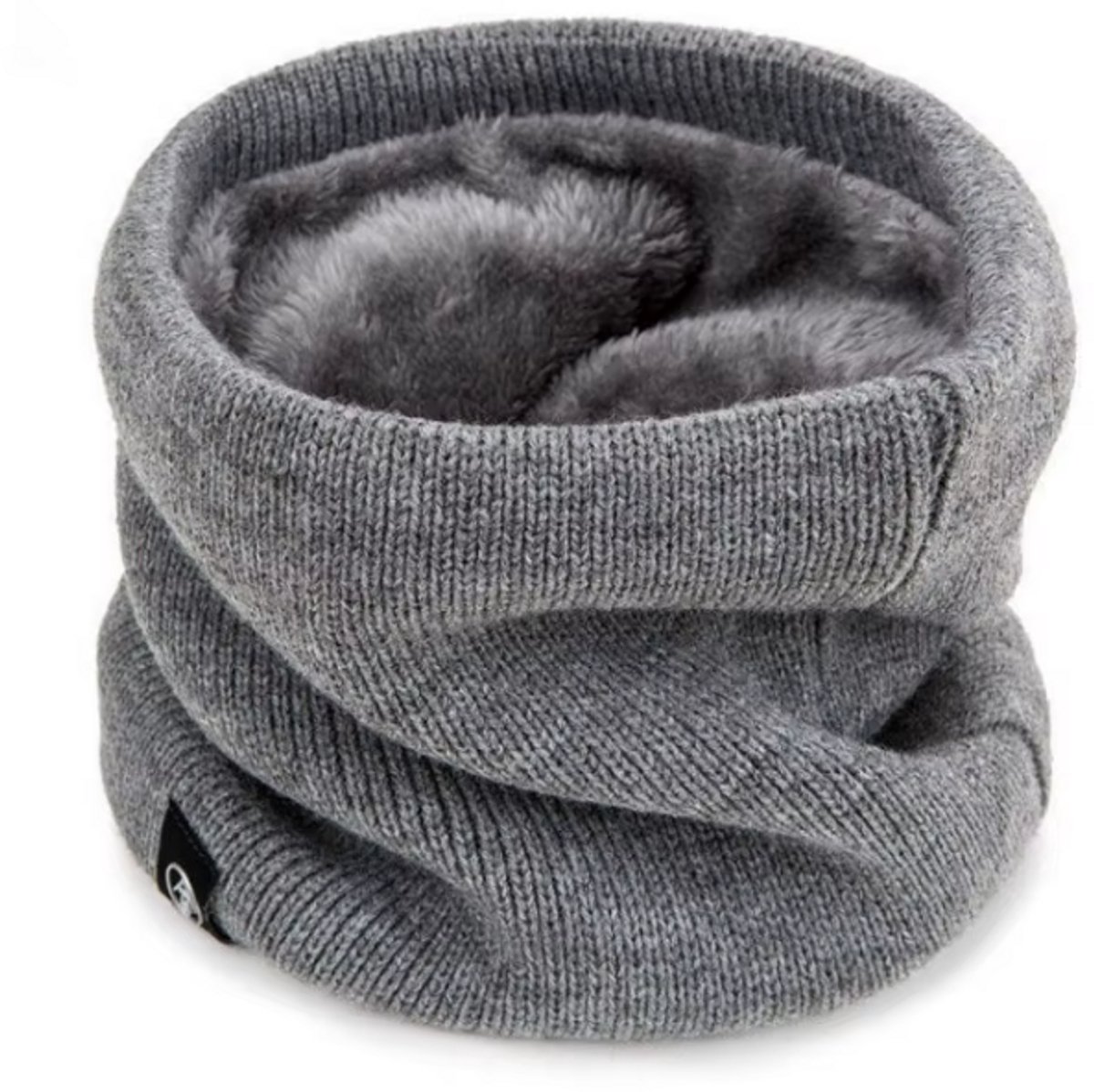 Nekwarmer Heren & Dames - Geschikt voor Wintersport, Wandelen, Fiets & Scooter/Motor Grijs