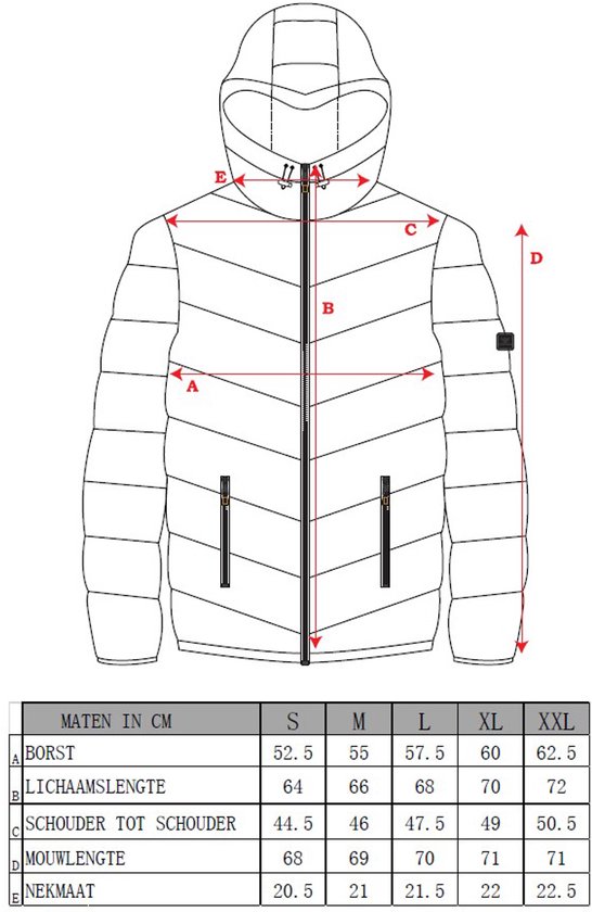 Cappuccino Italia - Veste d'hiver à capuche pour homme Zwart - Zwart - Taille XL