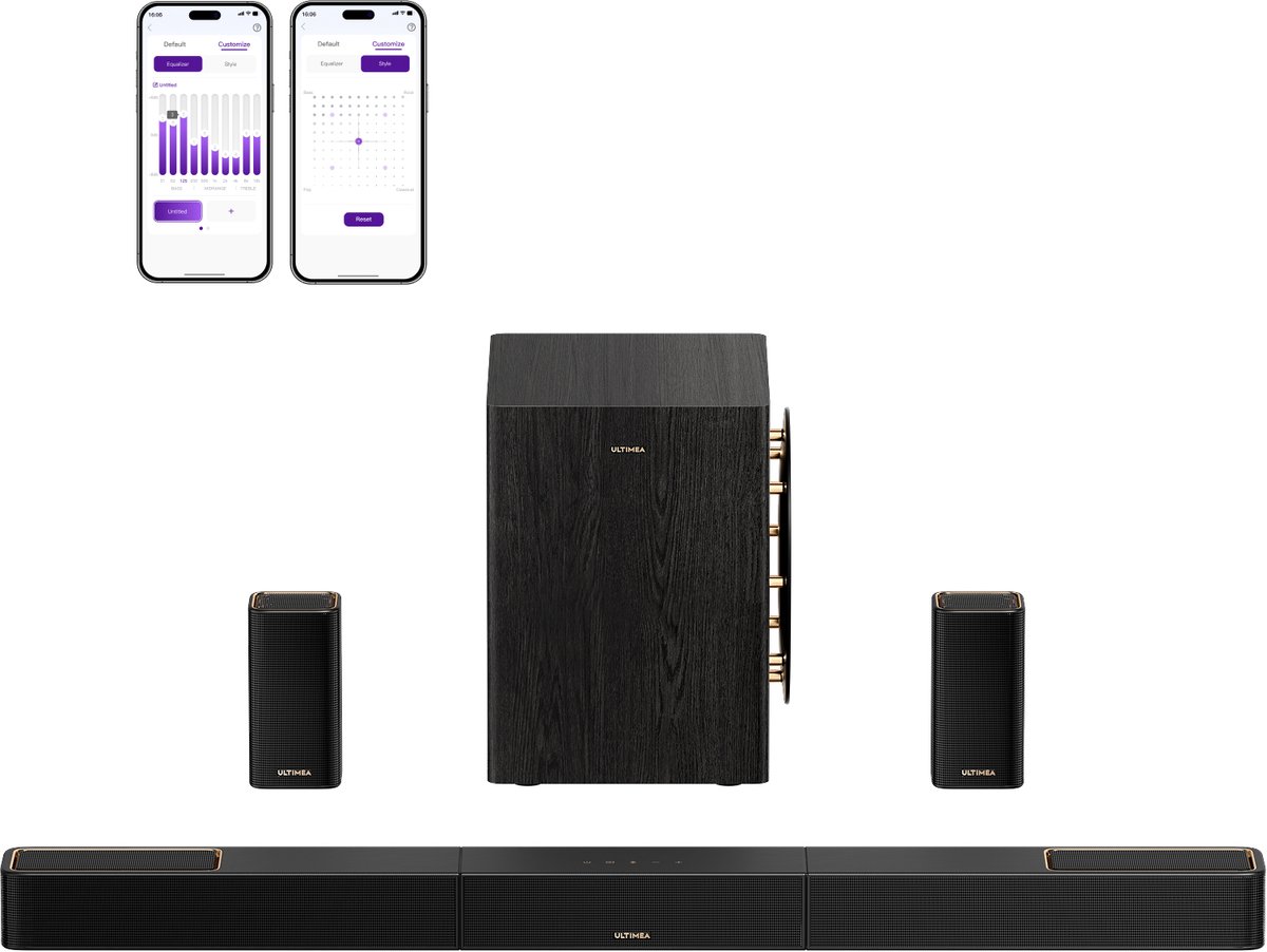 ULTIMEA Skywave X50 - Soundbar met Dolby Atmos - 5.1.4 - ULTIMEA - €469,00