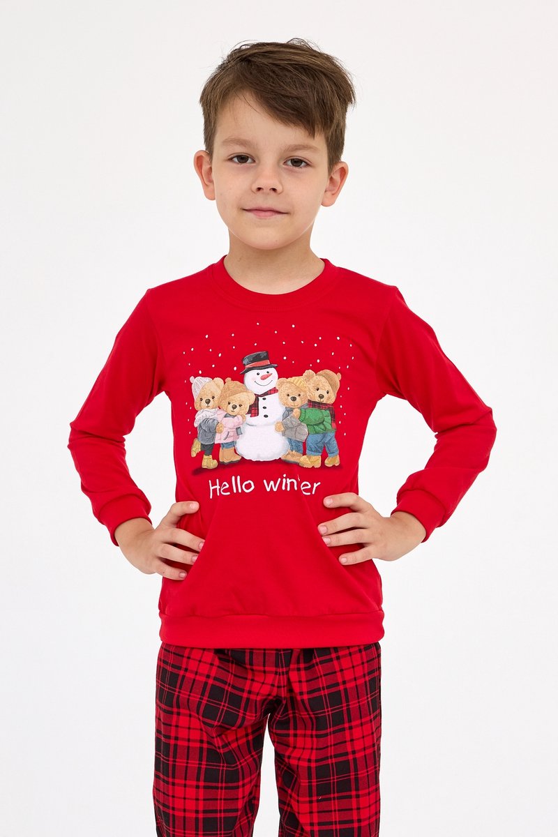 Cornette Jongens Pyjama Winter Kerst Matching Gezin Familie Winter 593/171 966/171 98/104